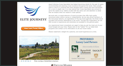 Desktop Screenshot of elitejourneys.com